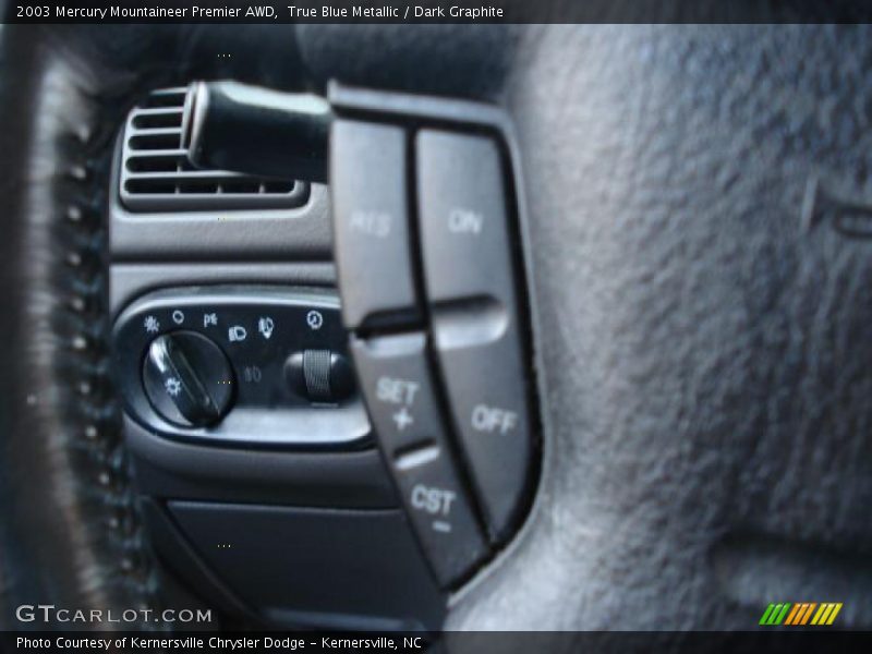 True Blue Metallic / Dark Graphite 2003 Mercury Mountaineer Premier AWD