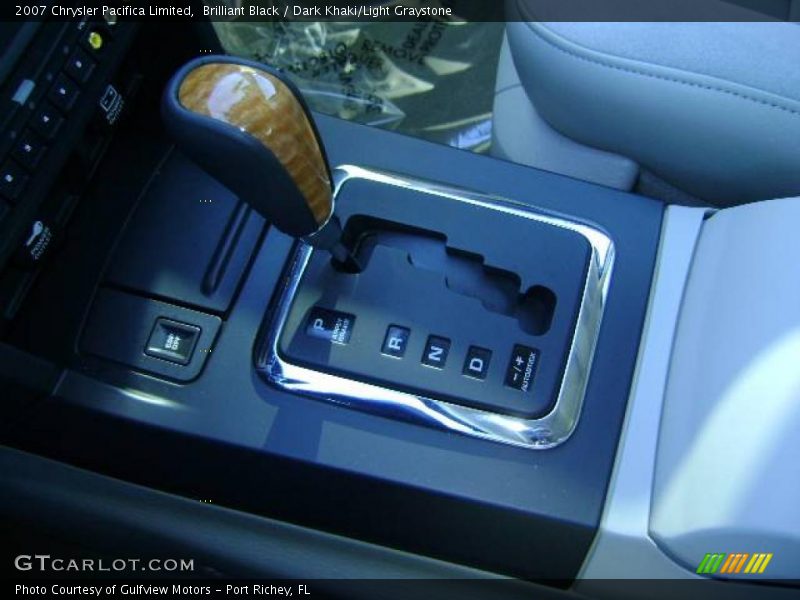 Brilliant Black / Dark Khaki/Light Graystone 2007 Chrysler Pacifica Limited