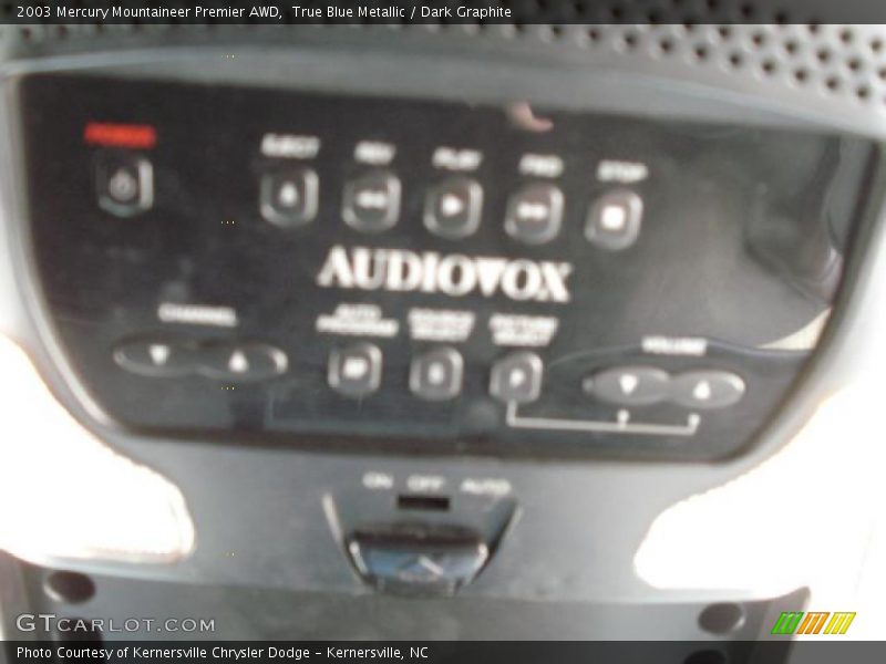 True Blue Metallic / Dark Graphite 2003 Mercury Mountaineer Premier AWD