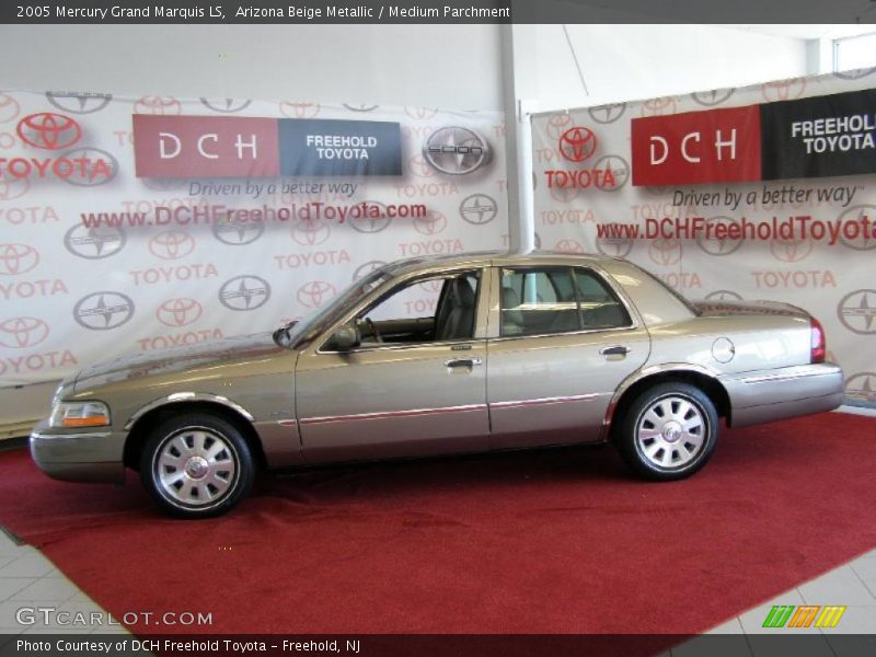Arizona Beige Metallic / Medium Parchment 2005 Mercury Grand Marquis LS