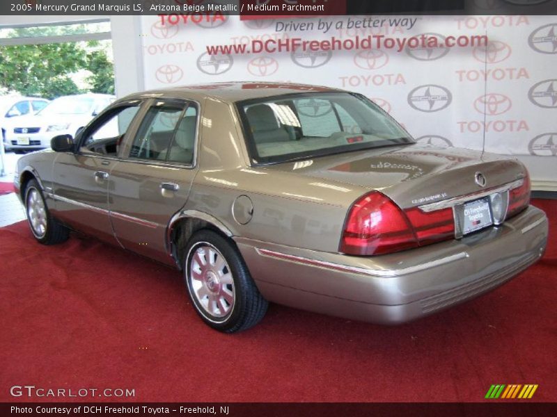 Arizona Beige Metallic / Medium Parchment 2005 Mercury Grand Marquis LS