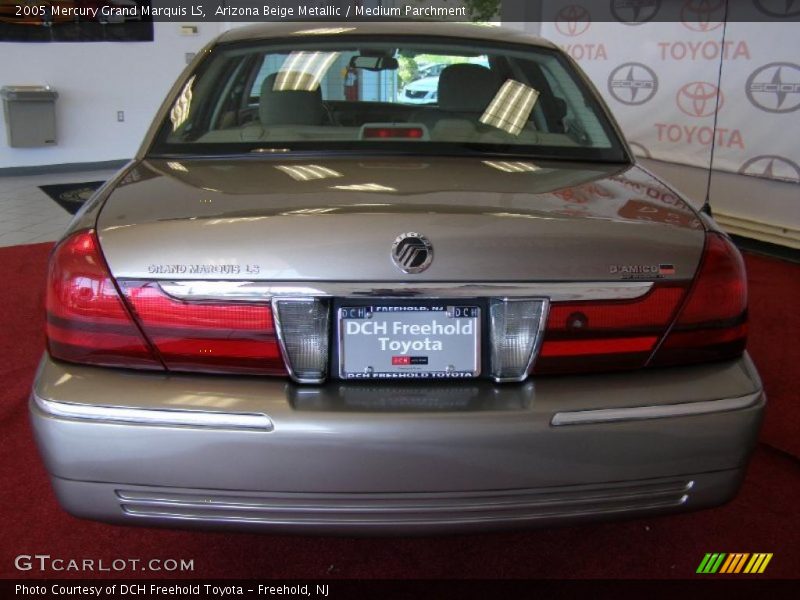 Arizona Beige Metallic / Medium Parchment 2005 Mercury Grand Marquis LS