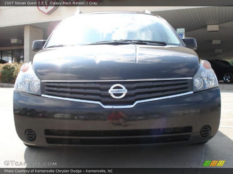 Galaxy Black Metallic / Gray 2007 Nissan Quest 3.5 S
