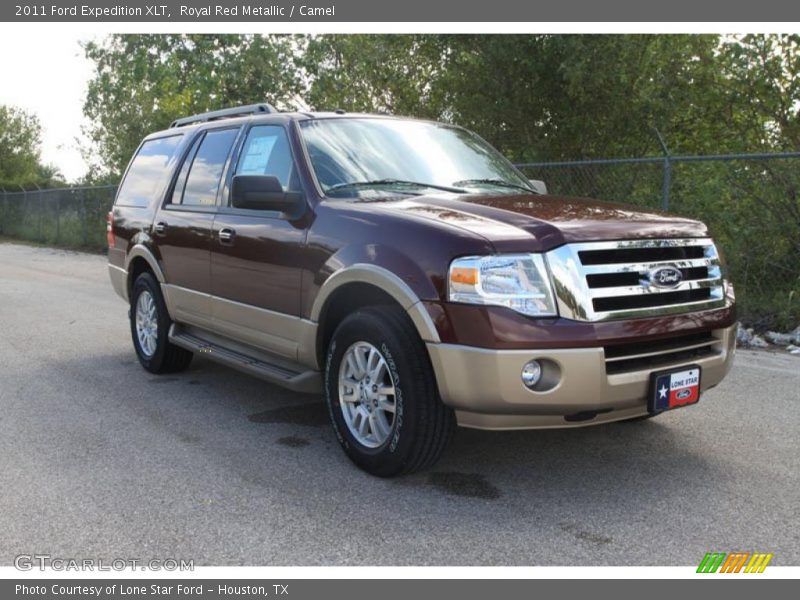 Royal Red Metallic / Camel 2011 Ford Expedition XLT