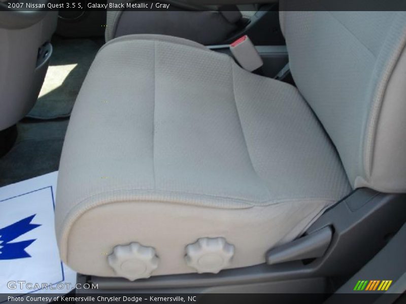 Galaxy Black Metallic / Gray 2007 Nissan Quest 3.5 S