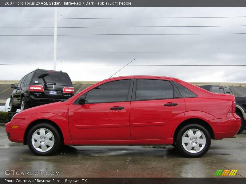 Infra-Red / Dark Pebble/Light Pebble 2007 Ford Focus ZX4 SE Sedan