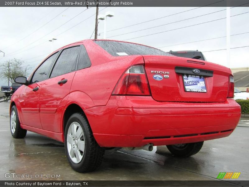 Infra-Red / Dark Pebble/Light Pebble 2007 Ford Focus ZX4 SE Sedan