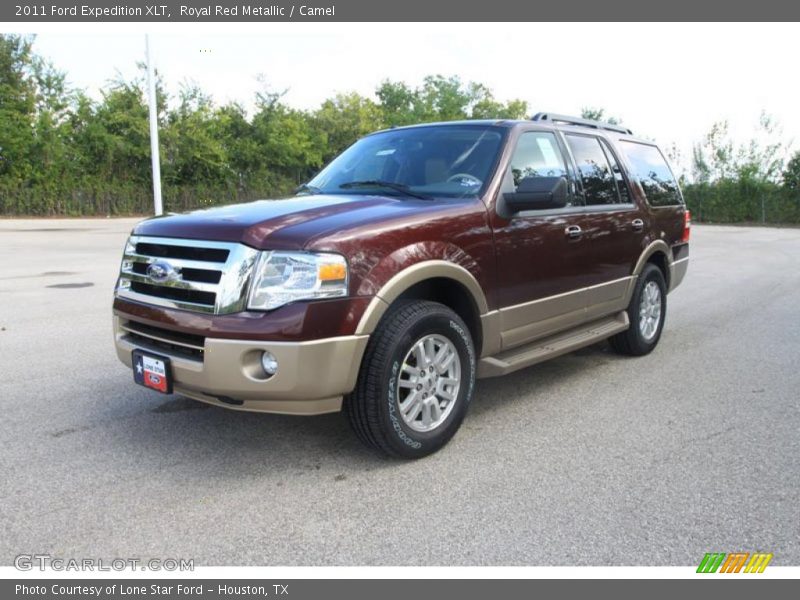 Royal Red Metallic / Camel 2011 Ford Expedition XLT