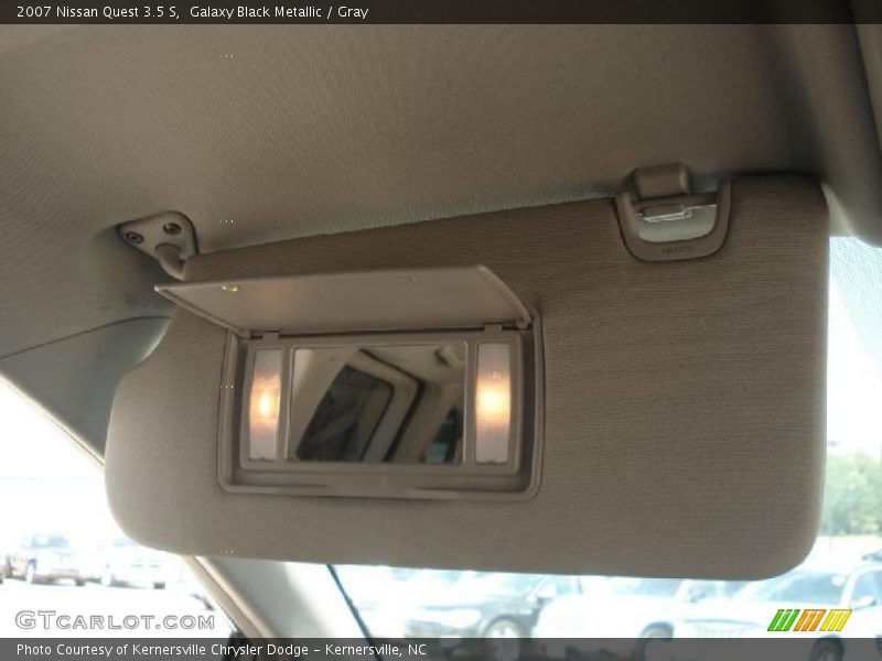 Galaxy Black Metallic / Gray 2007 Nissan Quest 3.5 S