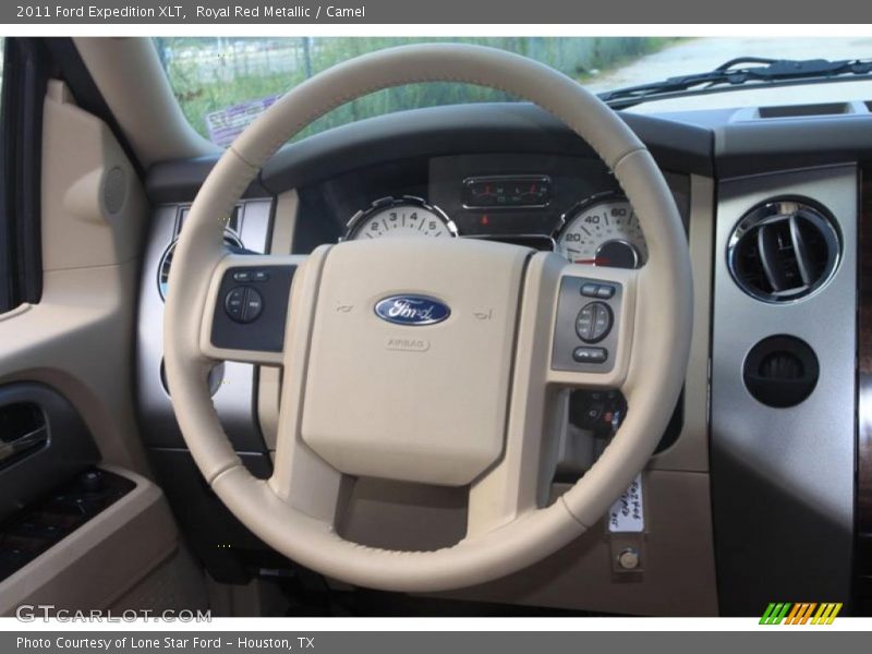 Royal Red Metallic / Camel 2011 Ford Expedition XLT