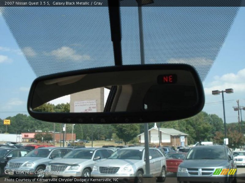 Galaxy Black Metallic / Gray 2007 Nissan Quest 3.5 S