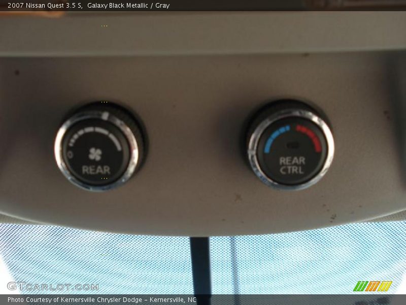 Galaxy Black Metallic / Gray 2007 Nissan Quest 3.5 S