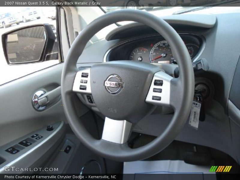 Galaxy Black Metallic / Gray 2007 Nissan Quest 3.5 S