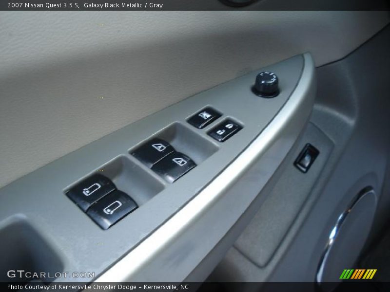 Galaxy Black Metallic / Gray 2007 Nissan Quest 3.5 S