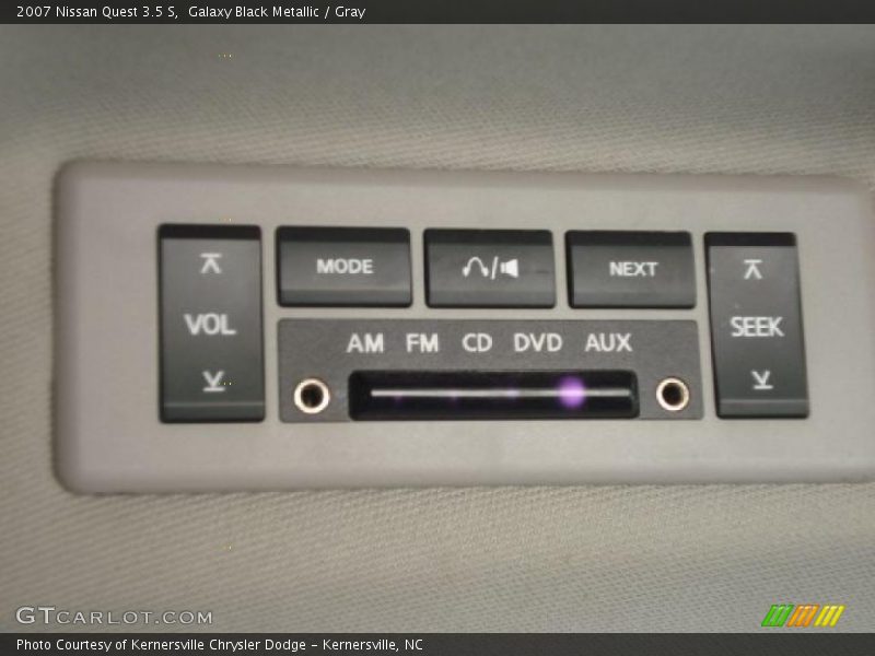 Galaxy Black Metallic / Gray 2007 Nissan Quest 3.5 S