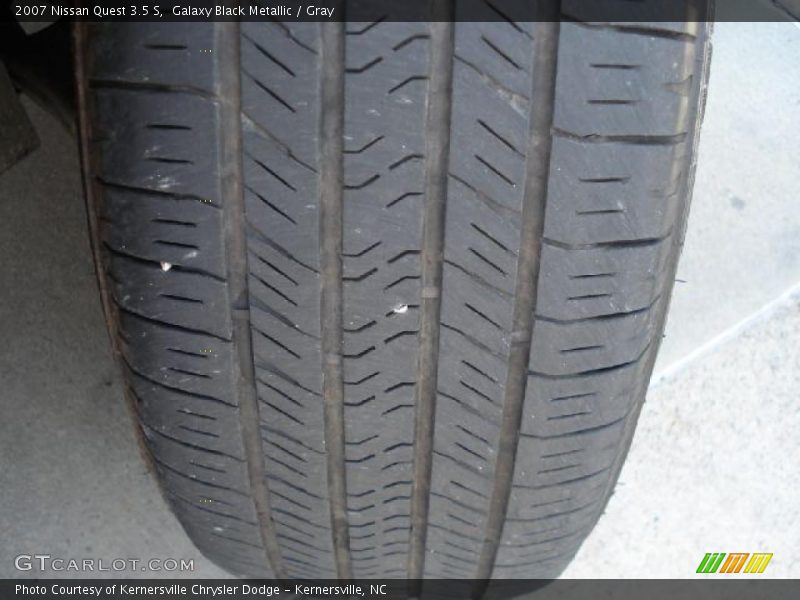 Galaxy Black Metallic / Gray 2007 Nissan Quest 3.5 S