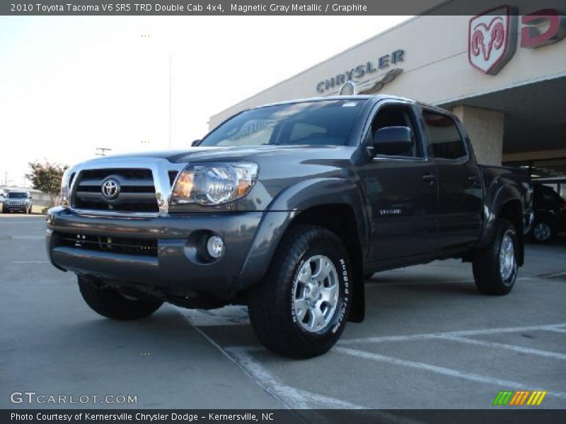Magnetic Gray Metallic / Graphite 2010 Toyota Tacoma V6 SR5 TRD Double Cab 4x4