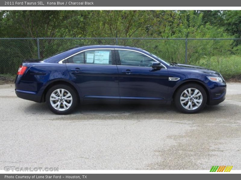 Kona Blue / Charcoal Black 2011 Ford Taurus SEL