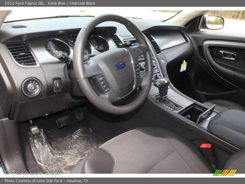 Kona Blue / Charcoal Black 2011 Ford Taurus SEL