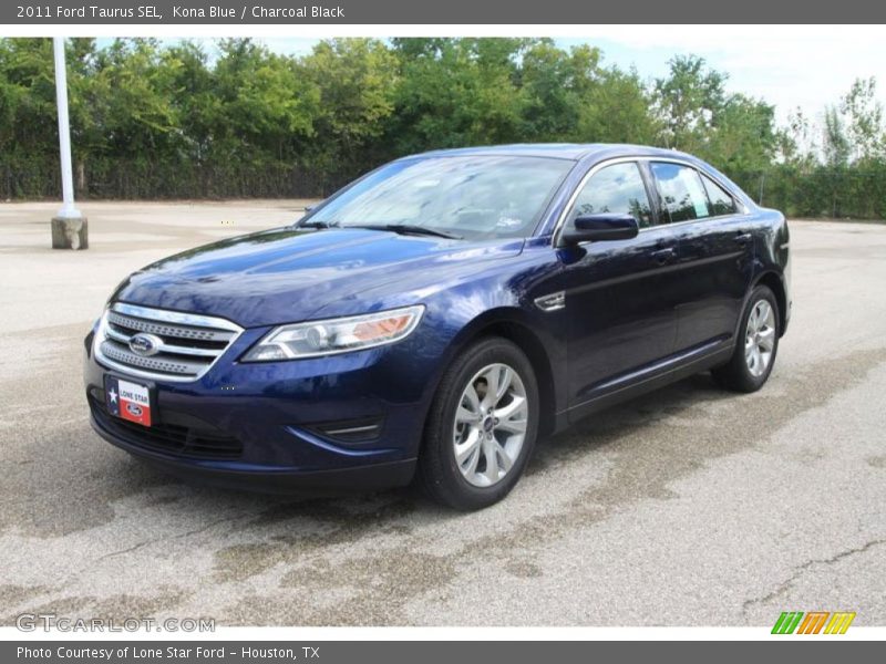 Kona Blue / Charcoal Black 2011 Ford Taurus SEL