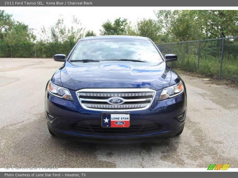 Kona Blue / Charcoal Black 2011 Ford Taurus SEL