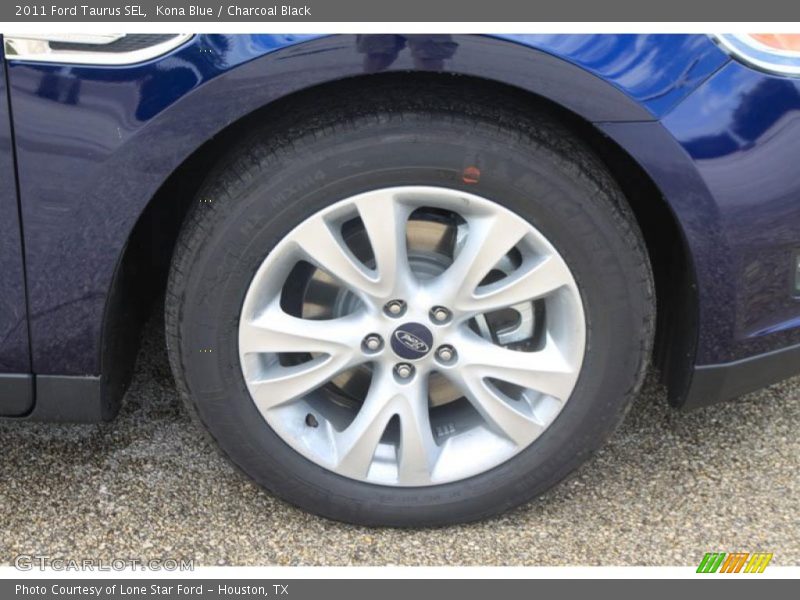 Kona Blue / Charcoal Black 2011 Ford Taurus SEL