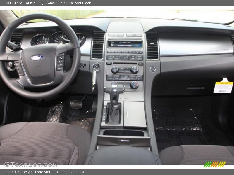 Kona Blue / Charcoal Black 2011 Ford Taurus SEL