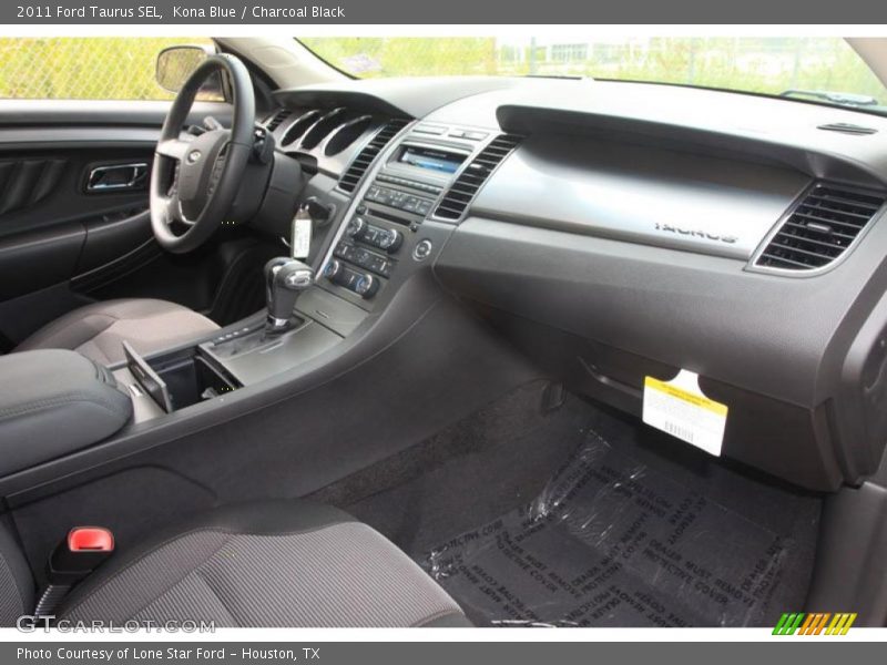 Kona Blue / Charcoal Black 2011 Ford Taurus SEL