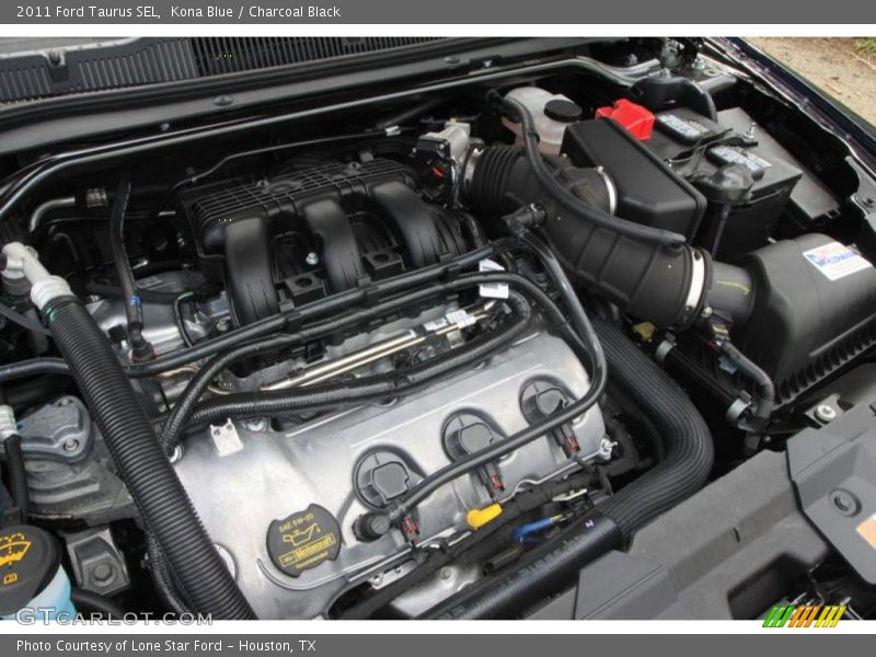 Kona Blue / Charcoal Black 2011 Ford Taurus SEL
