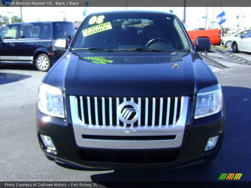 Black / Black 2008 Mercury Mariner V6