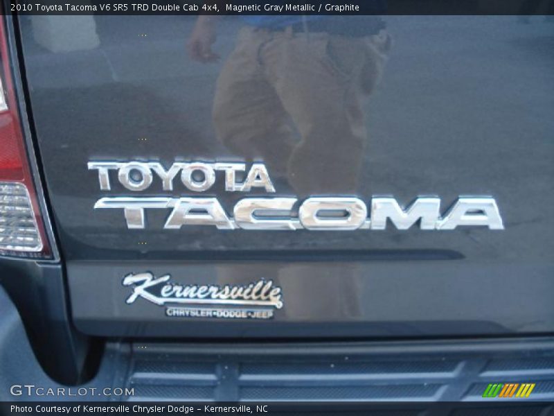 Magnetic Gray Metallic / Graphite 2010 Toyota Tacoma V6 SR5 TRD Double Cab 4x4