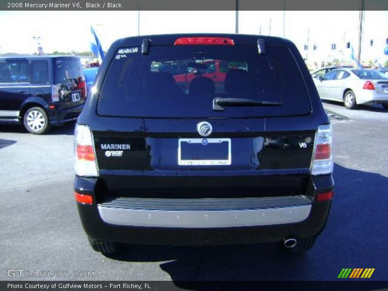 Black / Black 2008 Mercury Mariner V6
