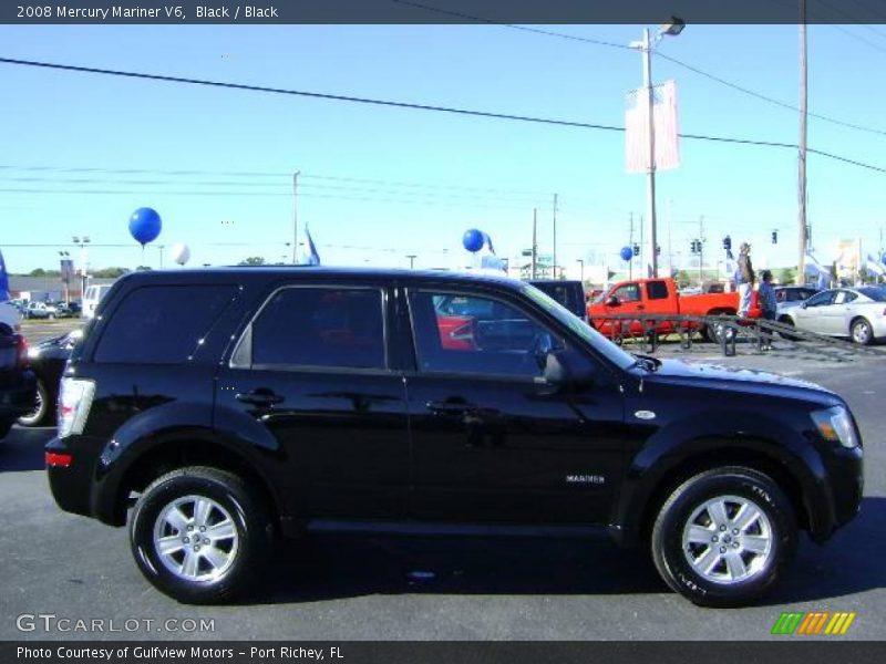 Black / Black 2008 Mercury Mariner V6