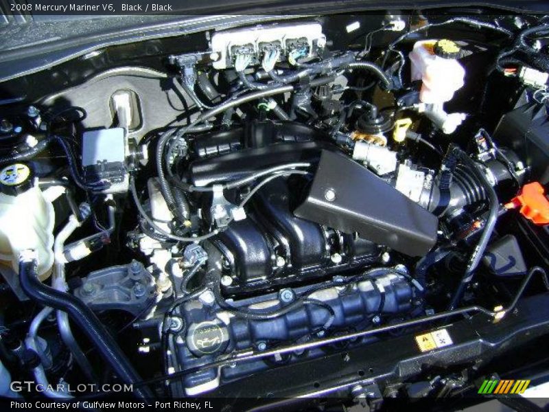 Black / Black 2008 Mercury Mariner V6