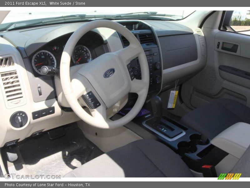 White Suede / Stone 2011 Ford Escape XLS