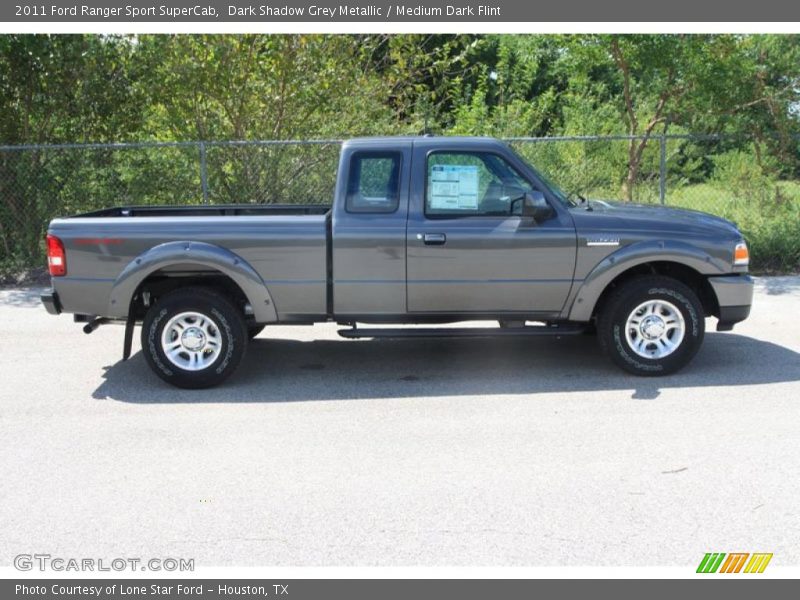 Dark Shadow Grey Metallic / Medium Dark Flint 2011 Ford Ranger Sport SuperCab