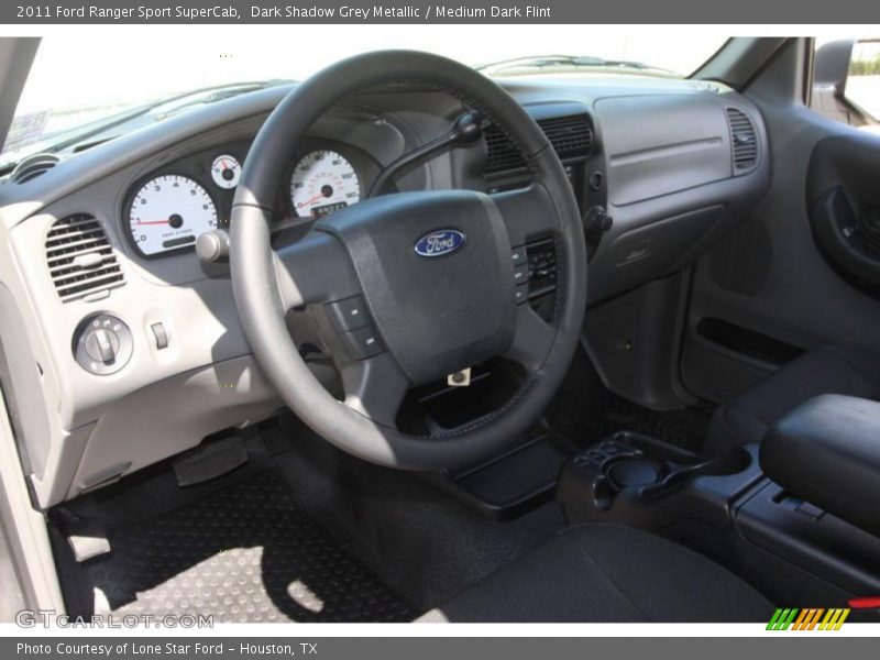Dark Shadow Grey Metallic / Medium Dark Flint 2011 Ford Ranger Sport SuperCab