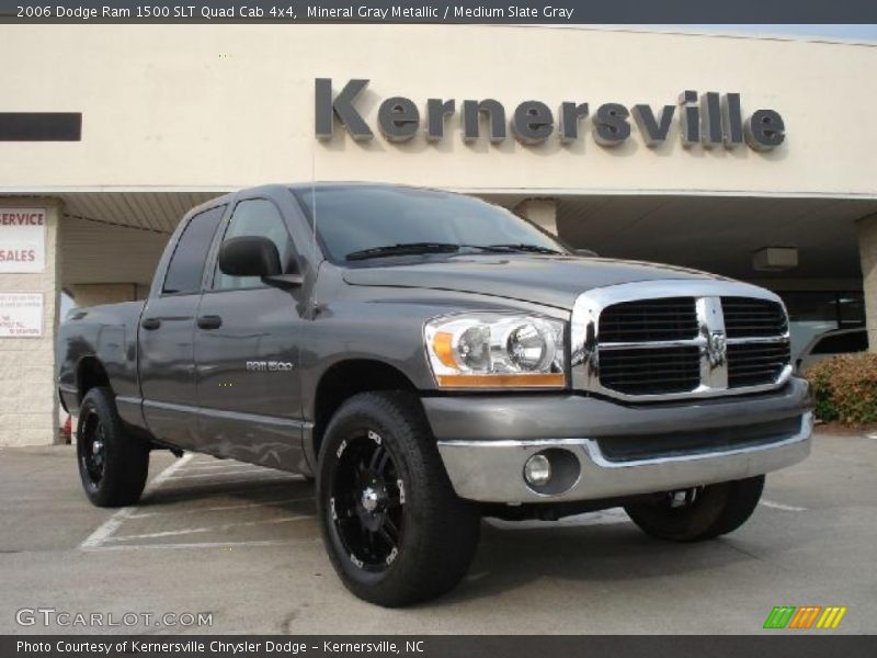 Mineral Gray Metallic / Medium Slate Gray 2006 Dodge Ram 1500 SLT Quad Cab 4x4
