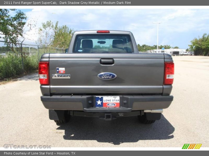 Dark Shadow Grey Metallic / Medium Dark Flint 2011 Ford Ranger Sport SuperCab