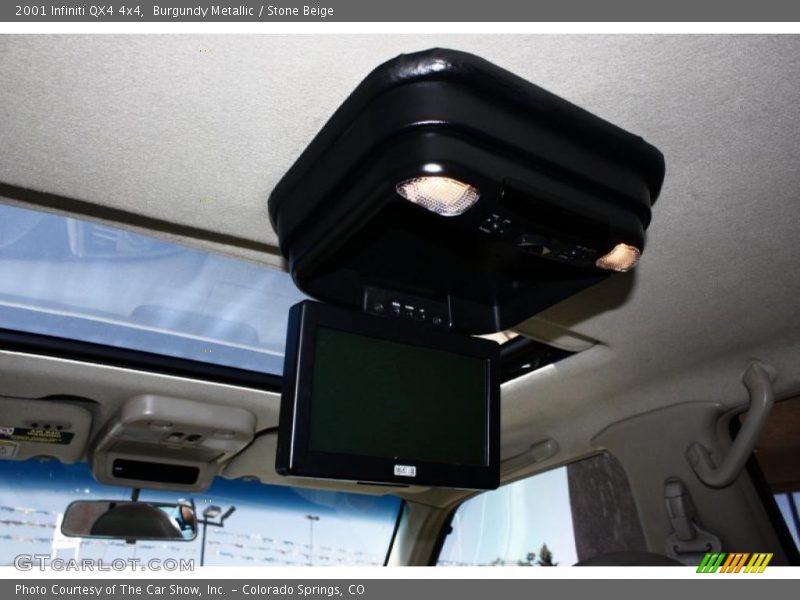 Burgundy Metallic / Stone Beige 2001 Infiniti QX4 4x4