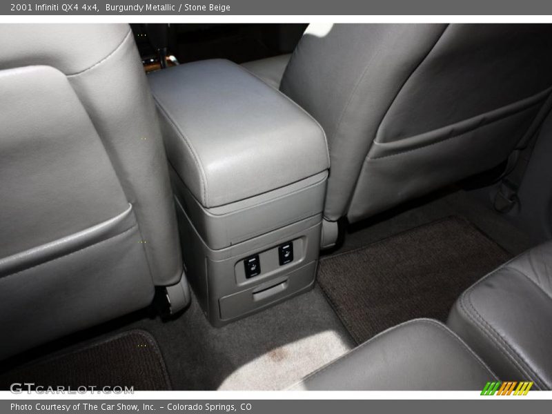 Burgundy Metallic / Stone Beige 2001 Infiniti QX4 4x4