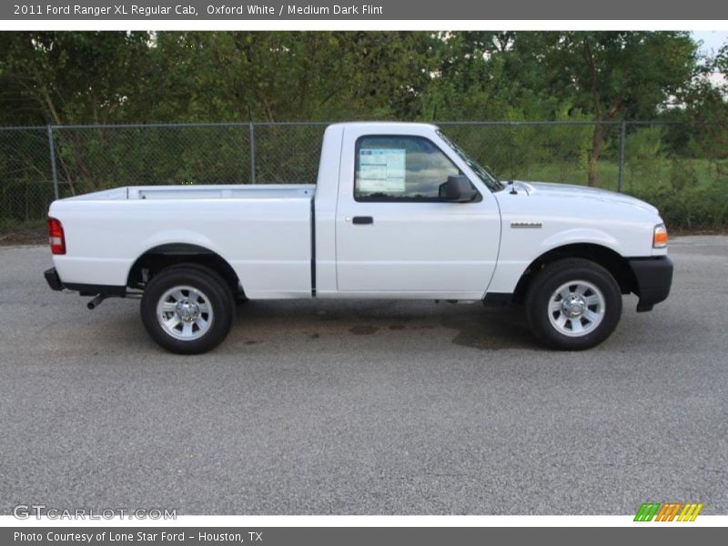 Oxford White / Medium Dark Flint 2011 Ford Ranger XL Regular Cab