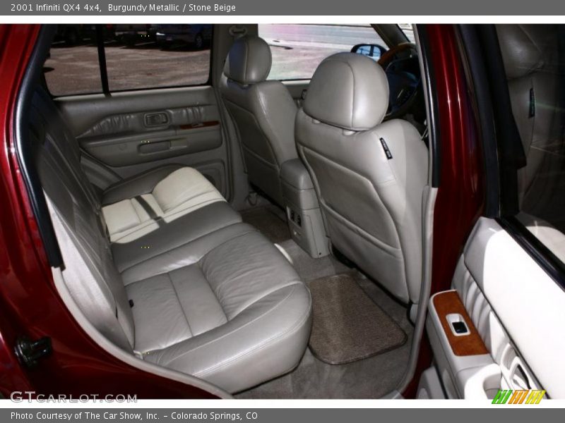 Burgundy Metallic / Stone Beige 2001 Infiniti QX4 4x4