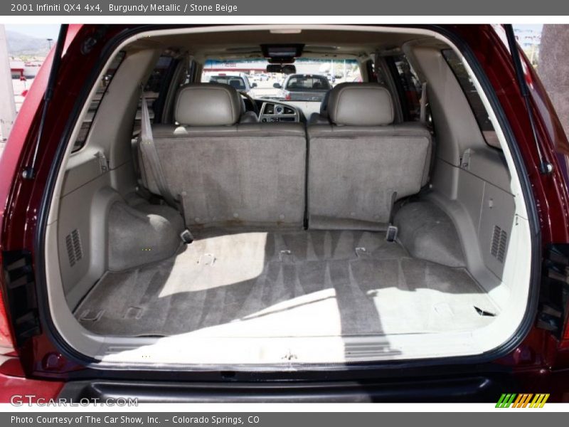 Burgundy Metallic / Stone Beige 2001 Infiniti QX4 4x4