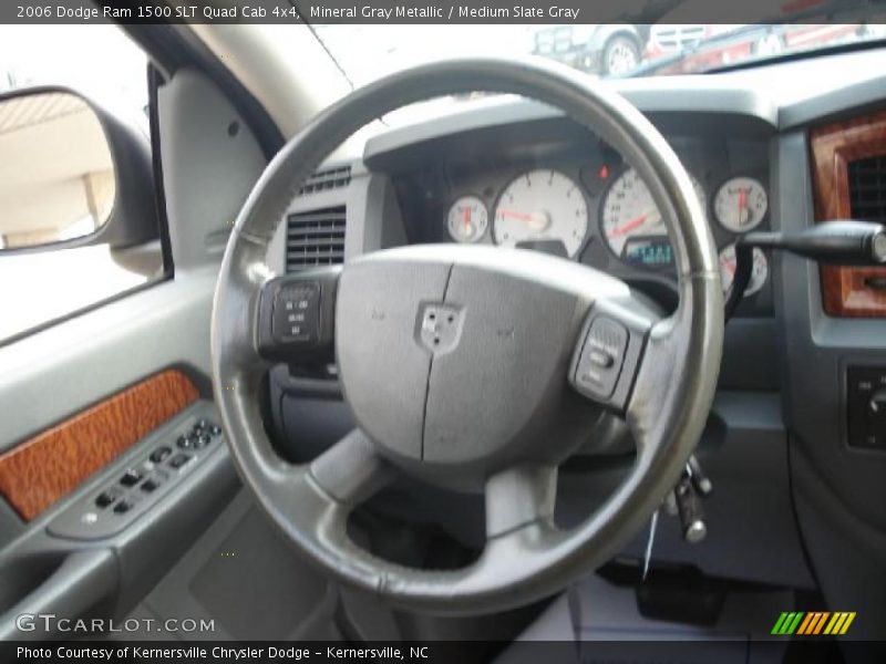 Mineral Gray Metallic / Medium Slate Gray 2006 Dodge Ram 1500 SLT Quad Cab 4x4