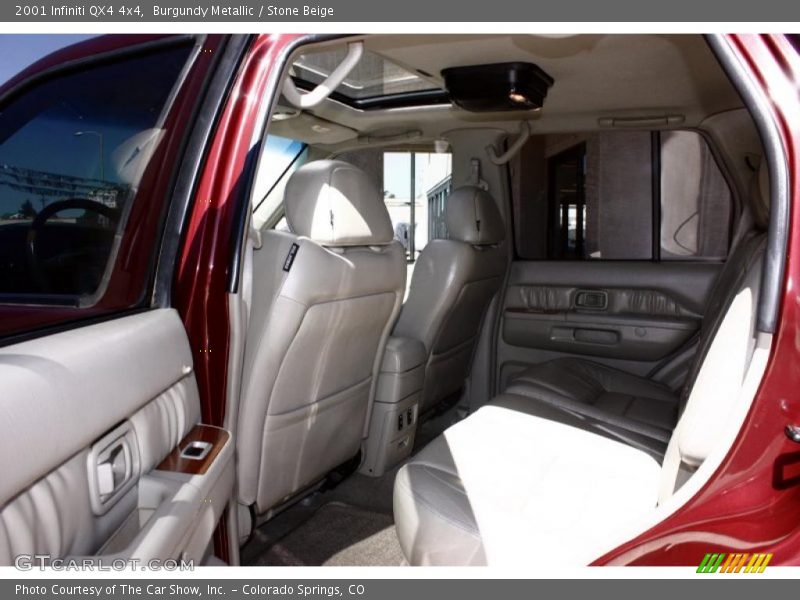 Burgundy Metallic / Stone Beige 2001 Infiniti QX4 4x4