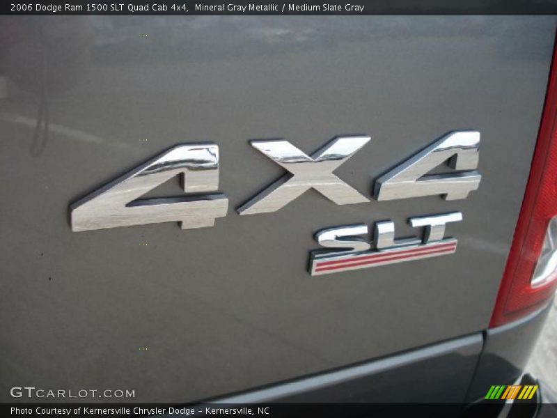 Mineral Gray Metallic / Medium Slate Gray 2006 Dodge Ram 1500 SLT Quad Cab 4x4
