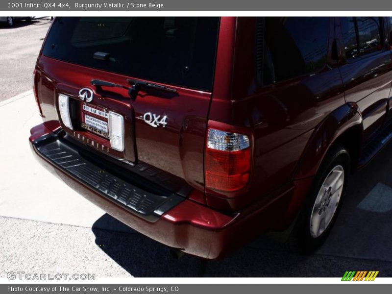 Burgundy Metallic / Stone Beige 2001 Infiniti QX4 4x4