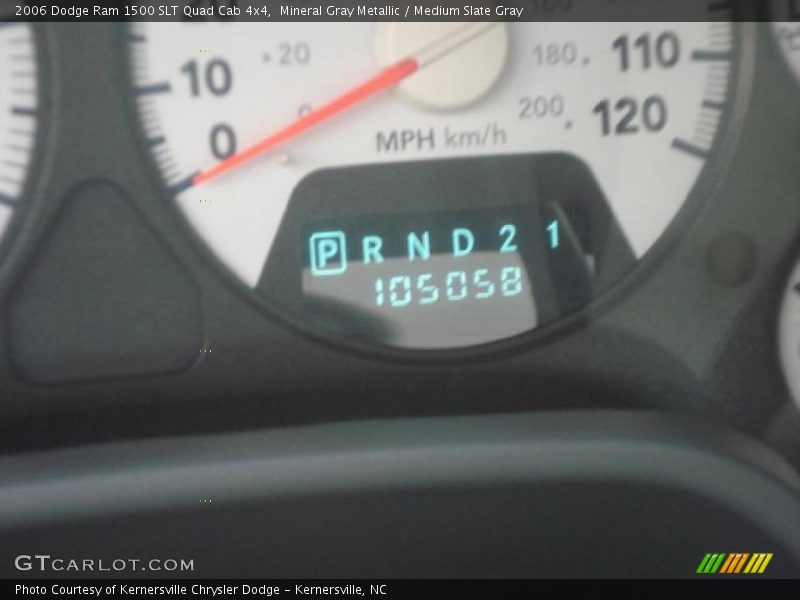 Mineral Gray Metallic / Medium Slate Gray 2006 Dodge Ram 1500 SLT Quad Cab 4x4