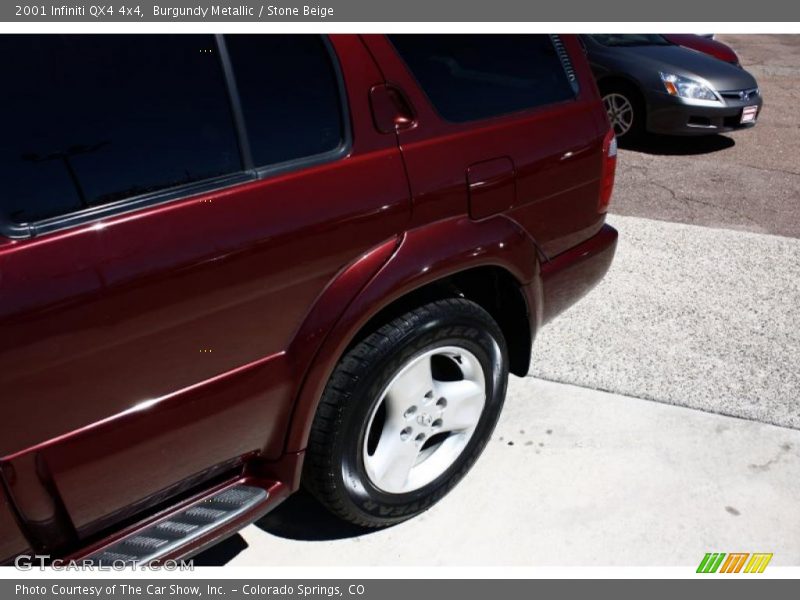 Burgundy Metallic / Stone Beige 2001 Infiniti QX4 4x4
